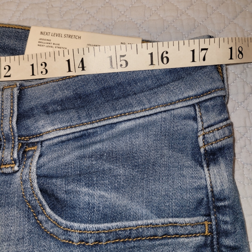 American Eagle Women's Next Level Stretch Jeggings Blue Jeans - Picture 6 of 6